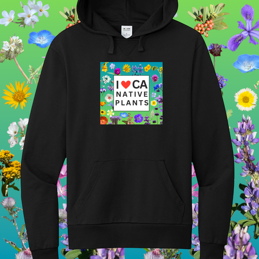 Organic French terry logo hoodie